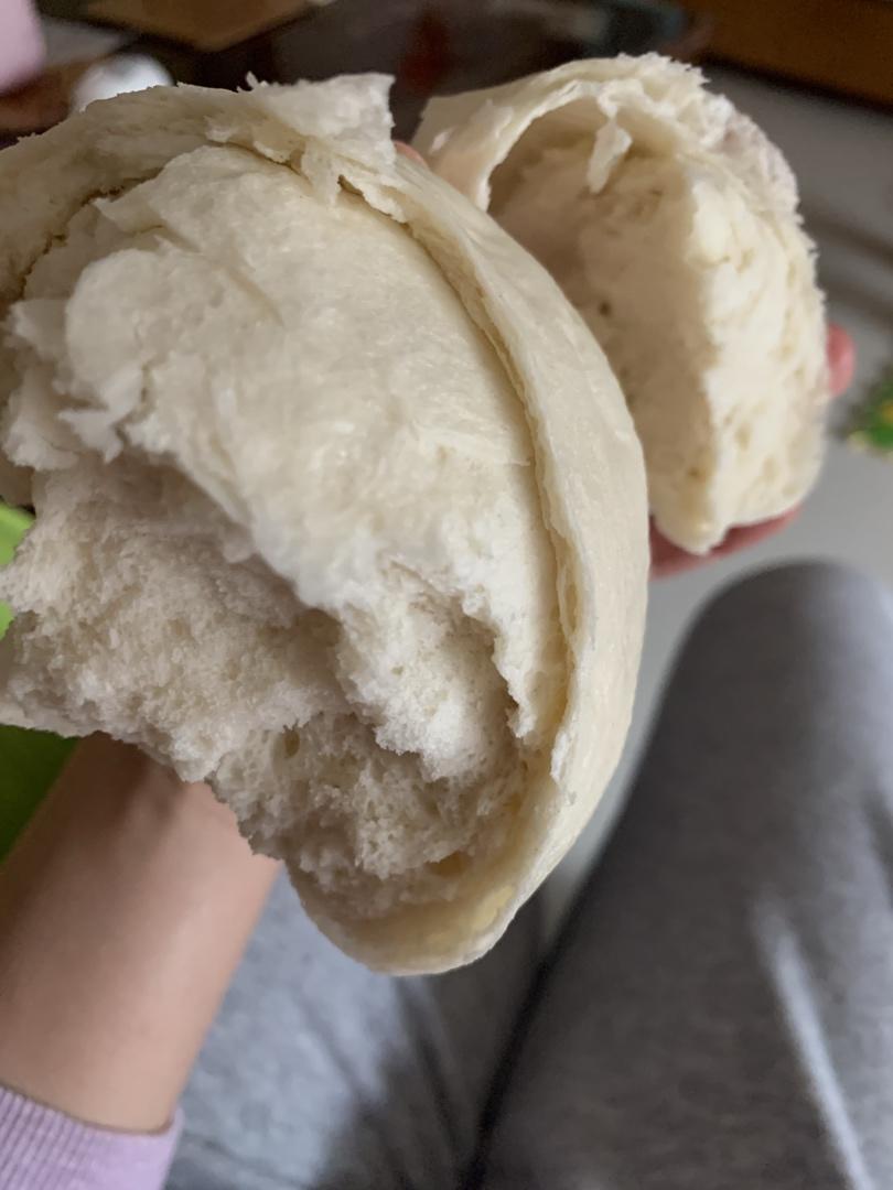 老面戗面白馒头