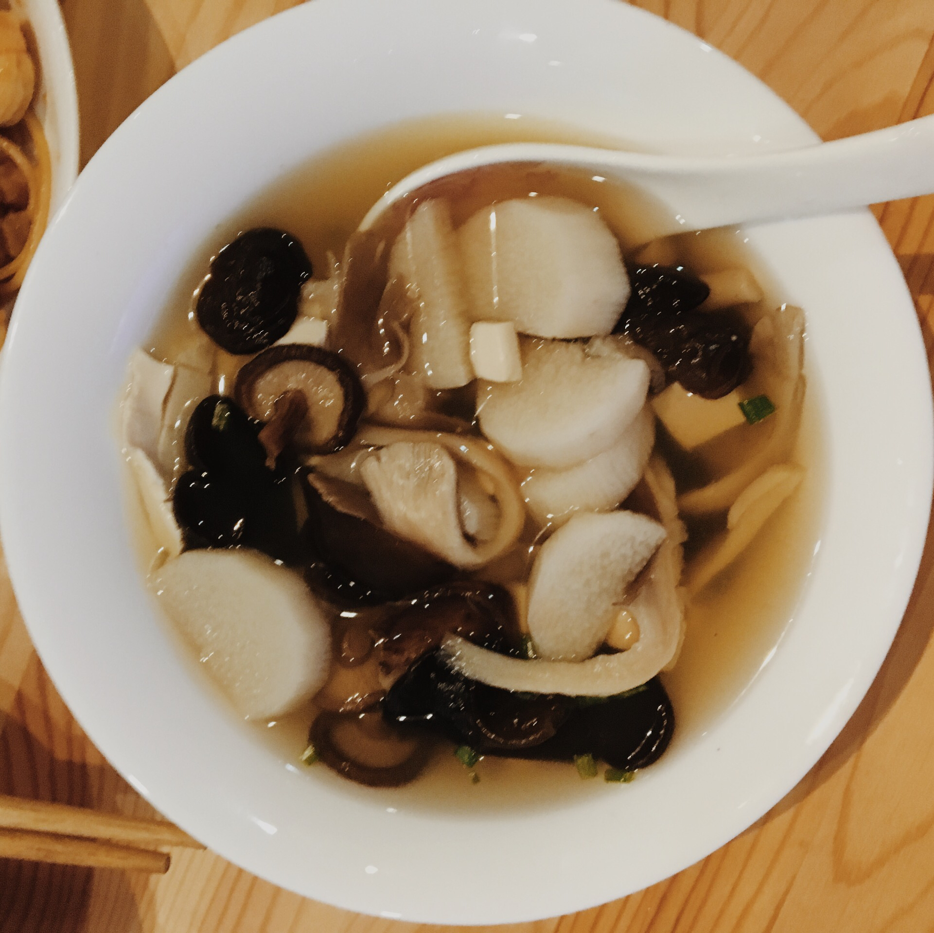 山药薏米蘑菇汤