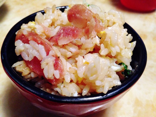 电饭锅版腊肠煲仔饭