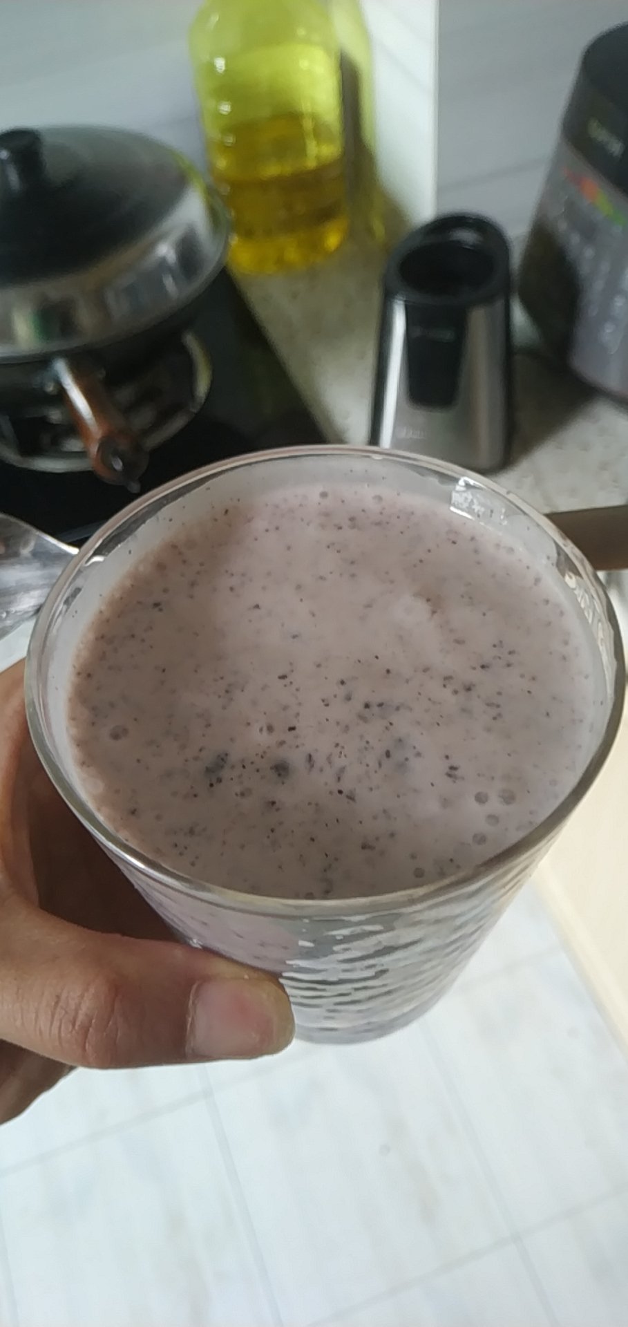 【一只酸奶牛】紫米酸奶昔🍃梅森杯的日常