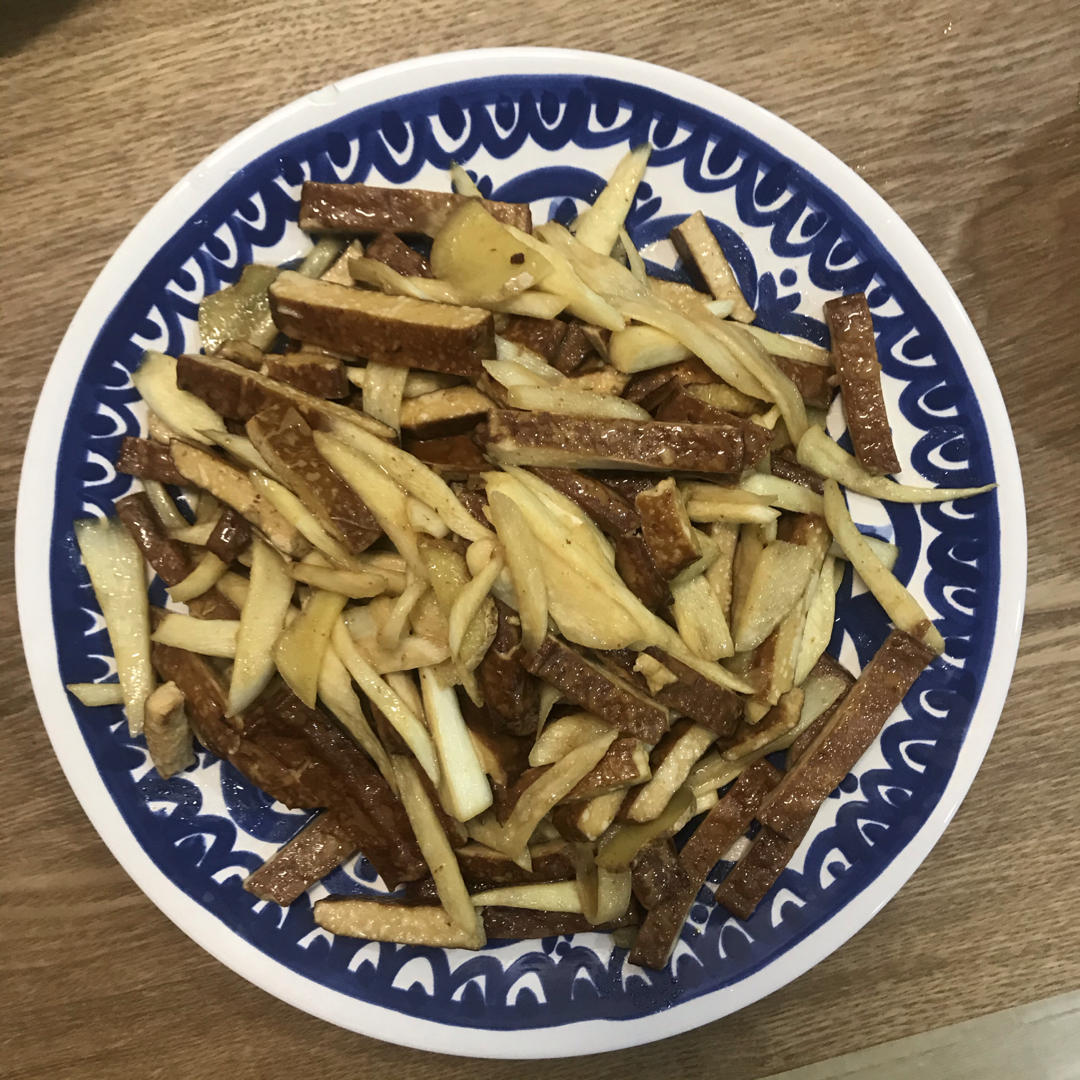 茭白炒香干