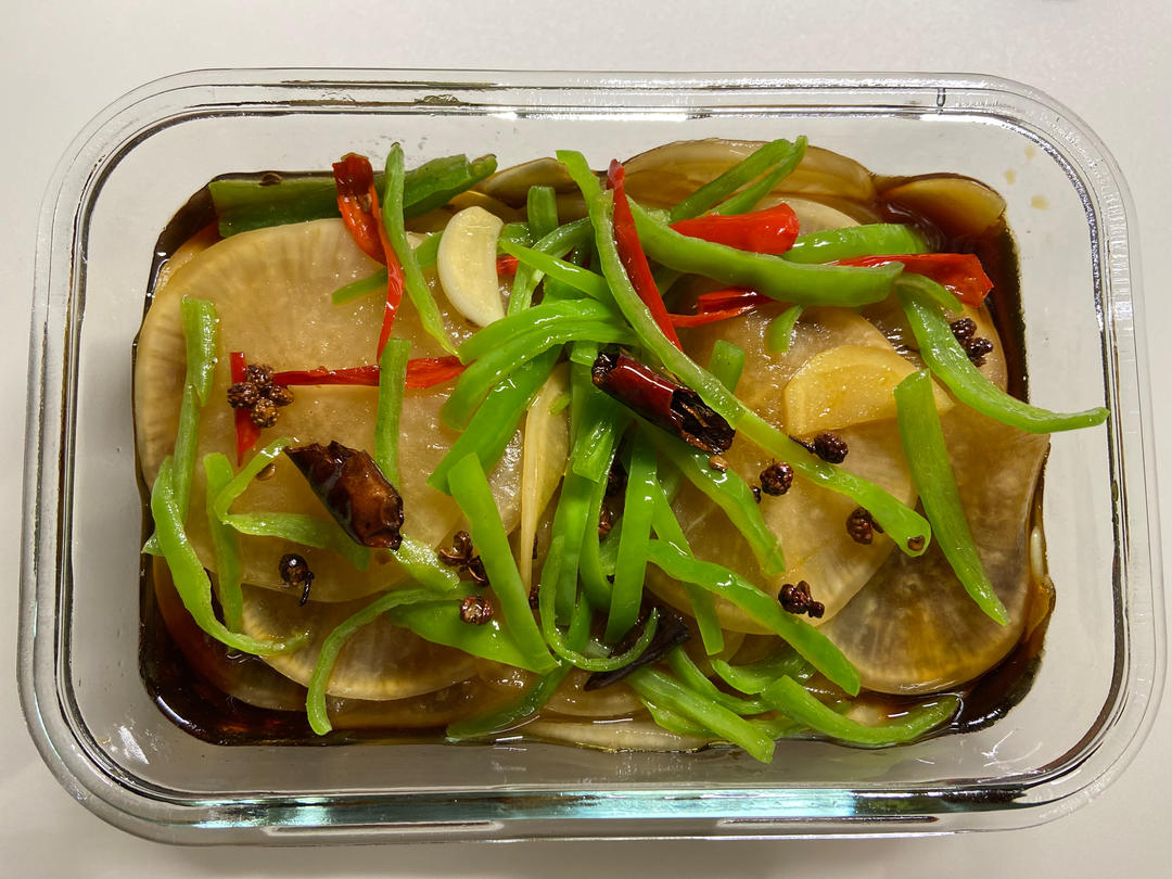 超下饭的“炝腌萝卜”
