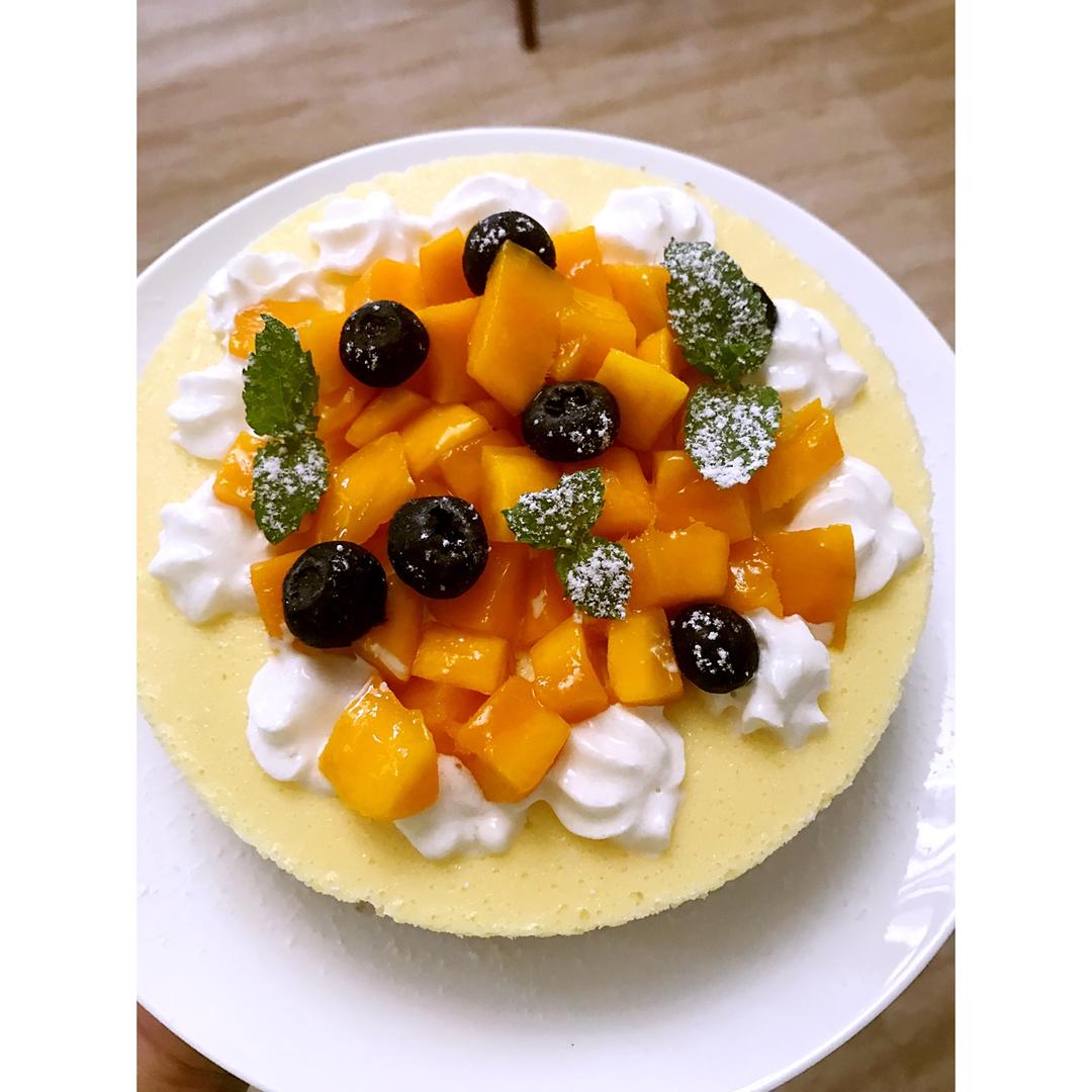 6寸重芝士水果蛋糕