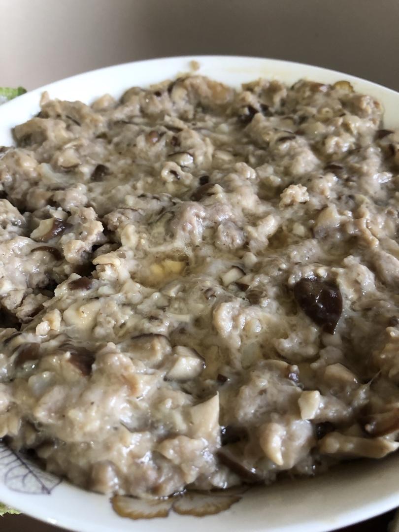 香菇蒸肉饼