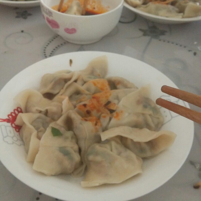 香菇肉馅饺子
