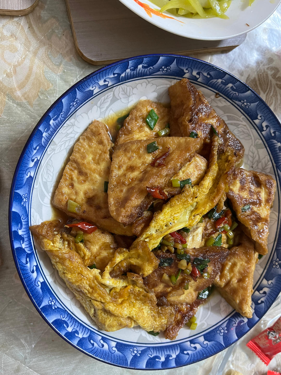 焖煎豆腐