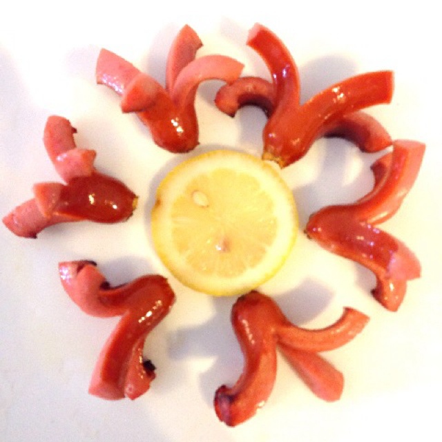 suki-13做的章鱼火腿肠