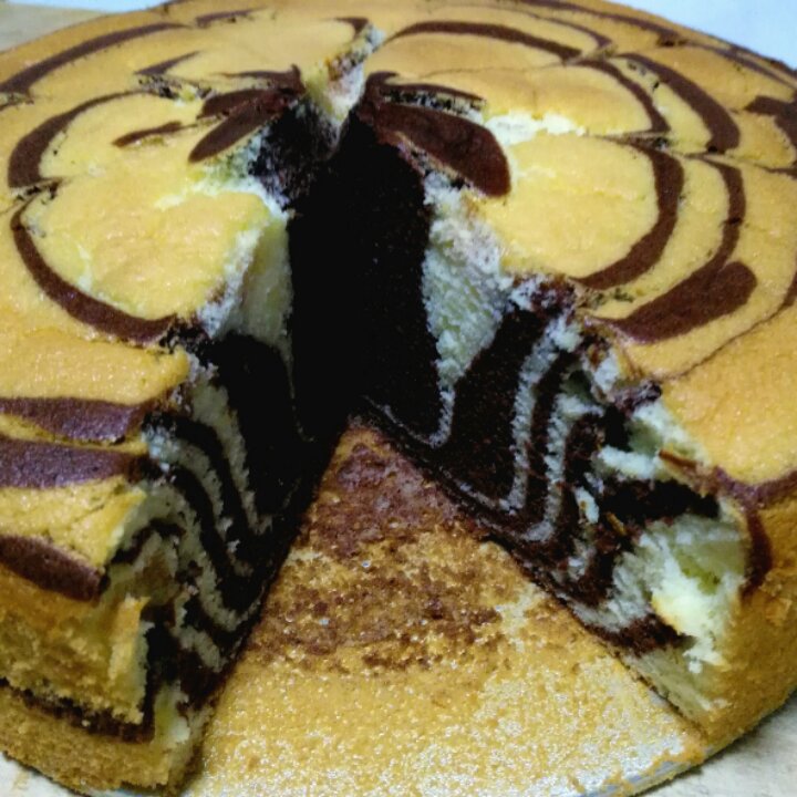 斑马纹酸奶蛋糕
