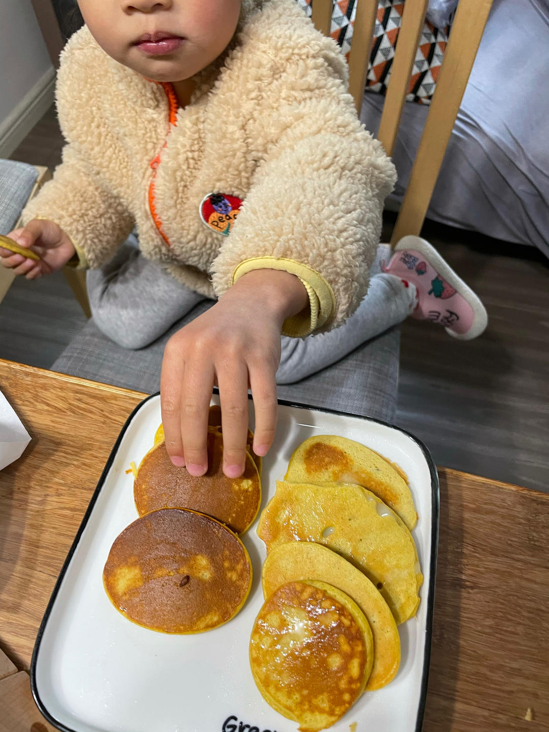 超快手 奶香香蕉松饼