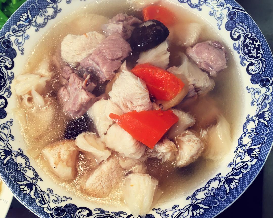 猴头菇排骨汤的做法