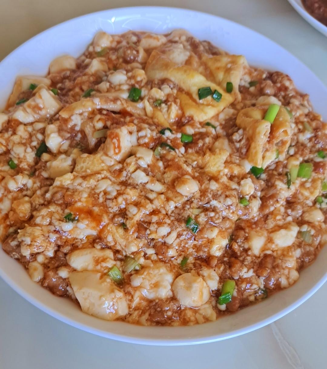 肉末滑蛋豆腐