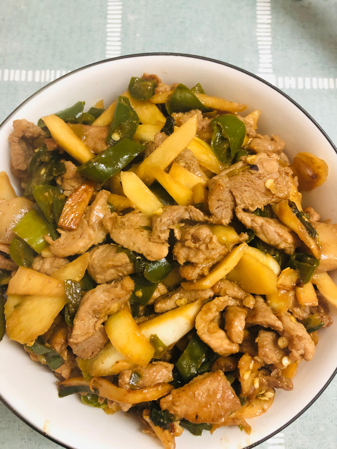 家常菜－茭白炒肉丝