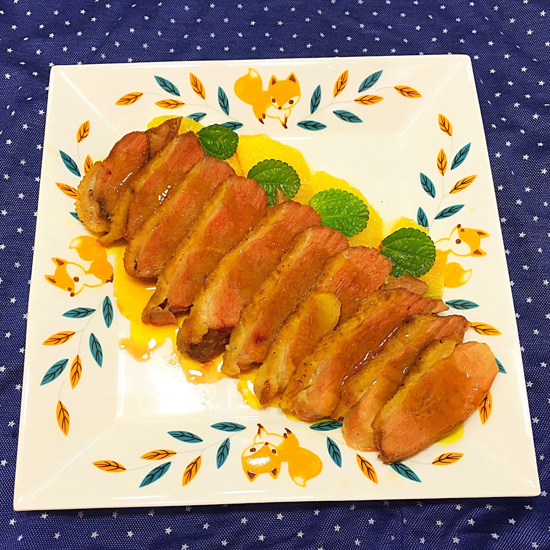 法式橙味脆皮鸭胸