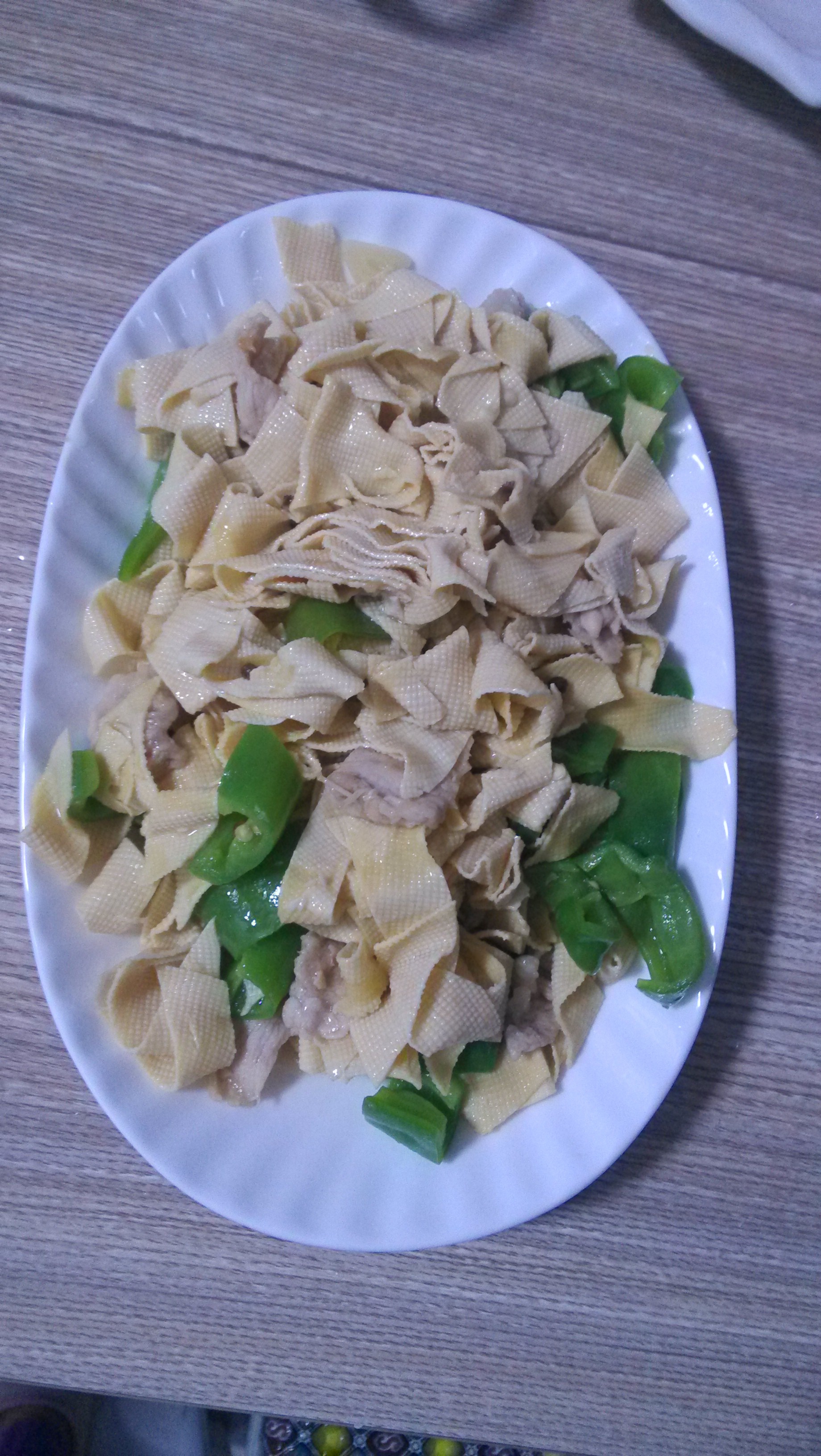 东北尖椒干豆腐