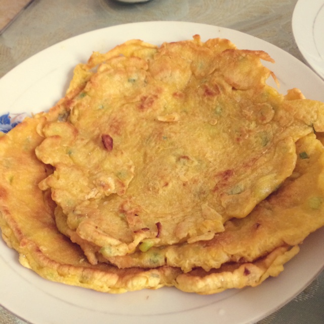 葱花鸡蛋饼