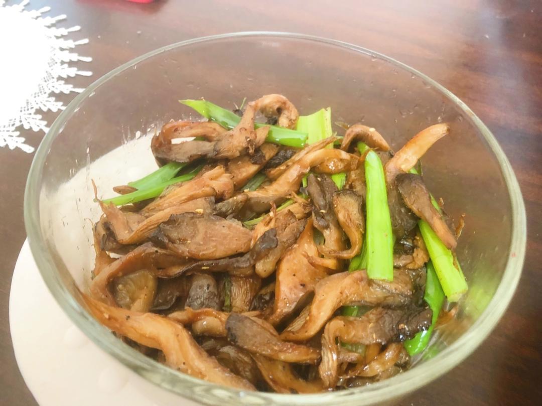 椒盐干煸平菇