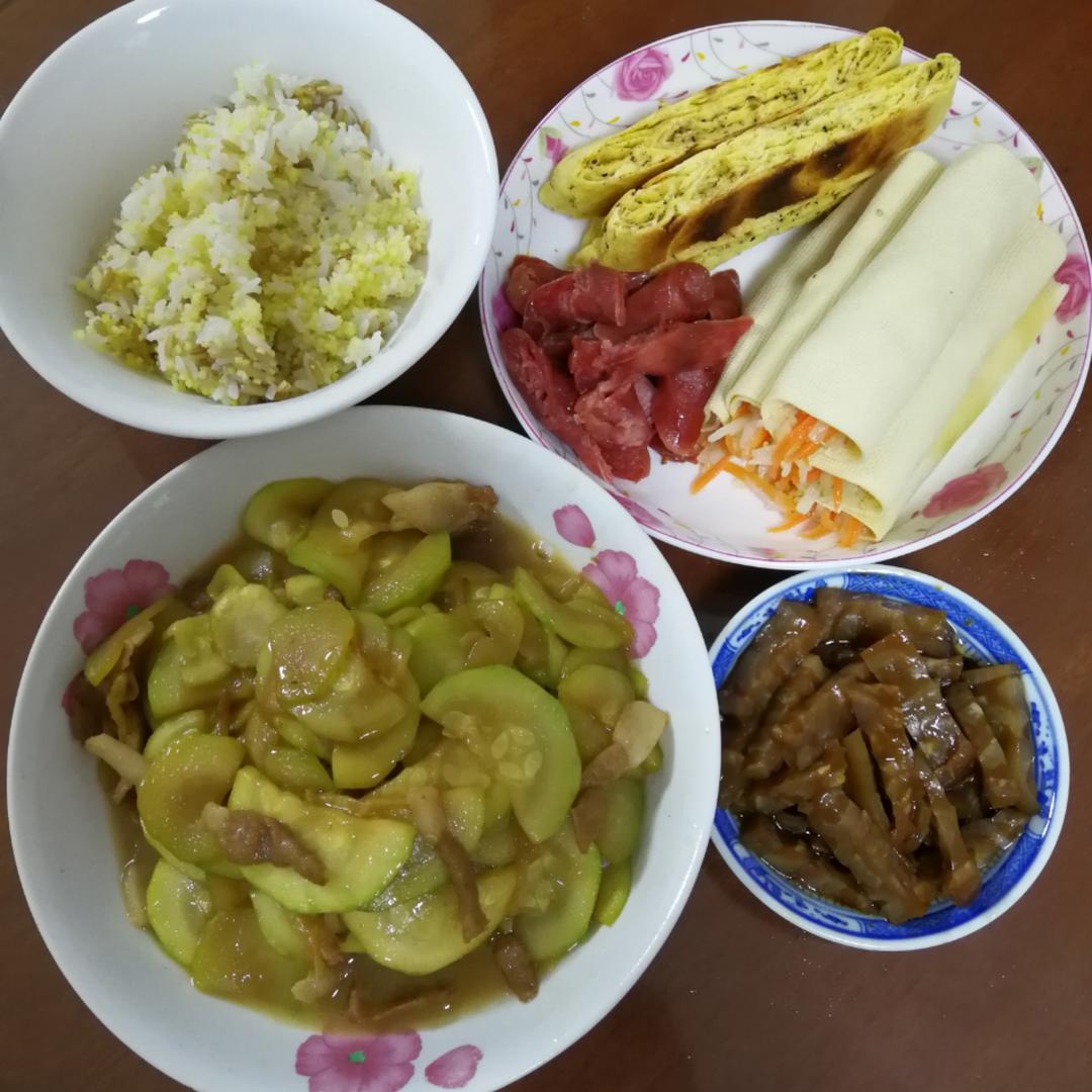 sammi的美食做的晚餐2018年4月11日