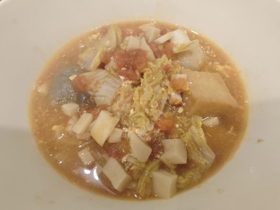 番茄白菜汤
