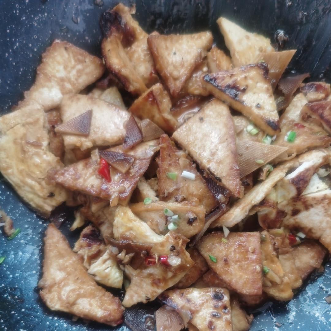 焖煎豆腐
