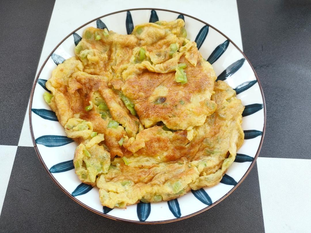 青椒鸡蛋饼