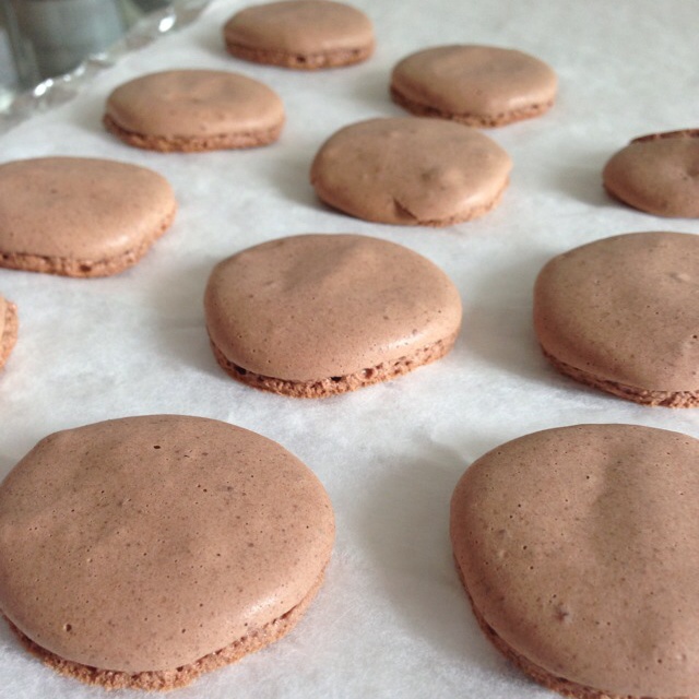 最容易成功的chocolate macarons 巧克力马卡龙