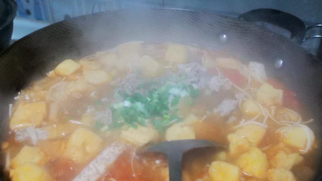 番茄肥牛金针菇