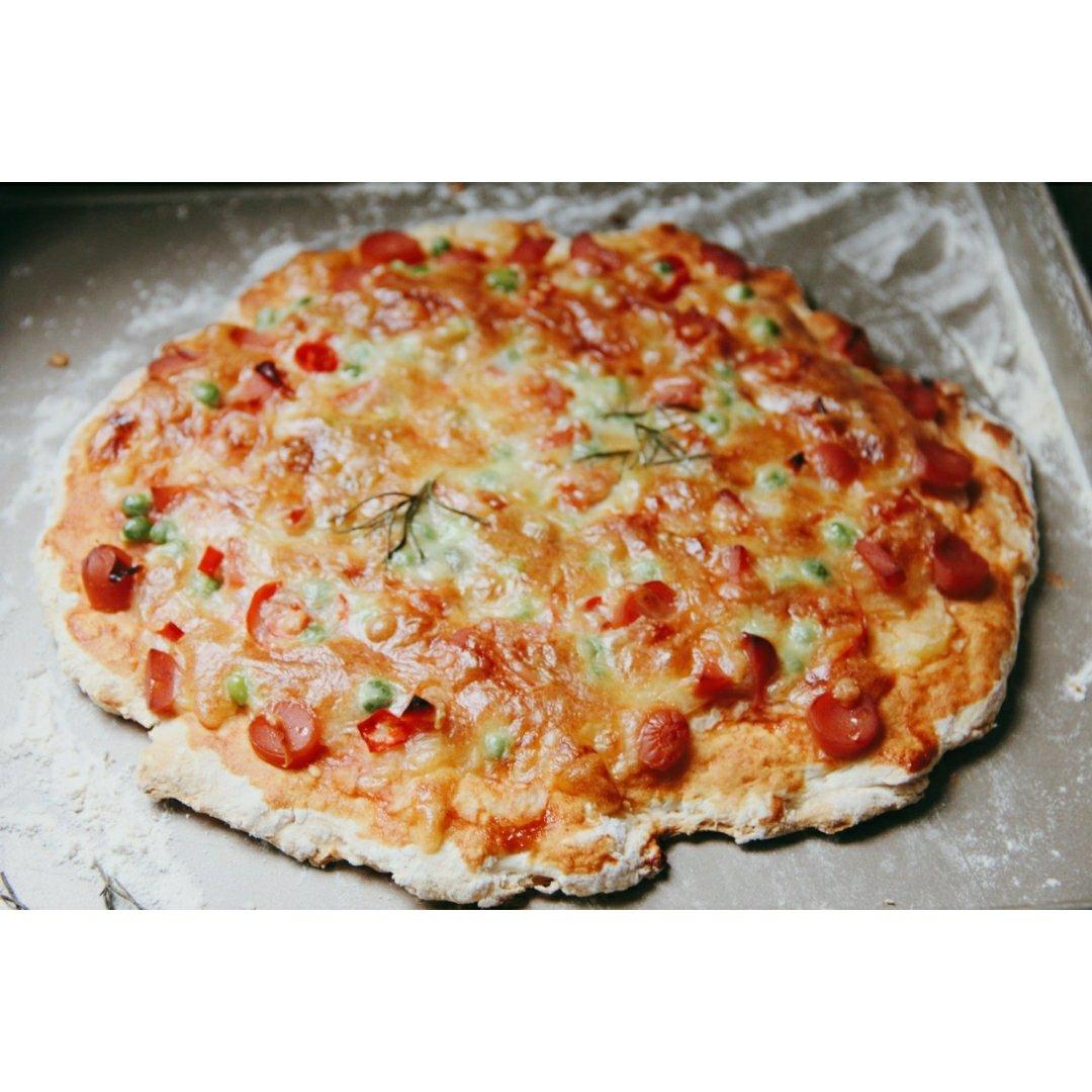 不用酵母的披萨底 No Yeast Pizza Dough