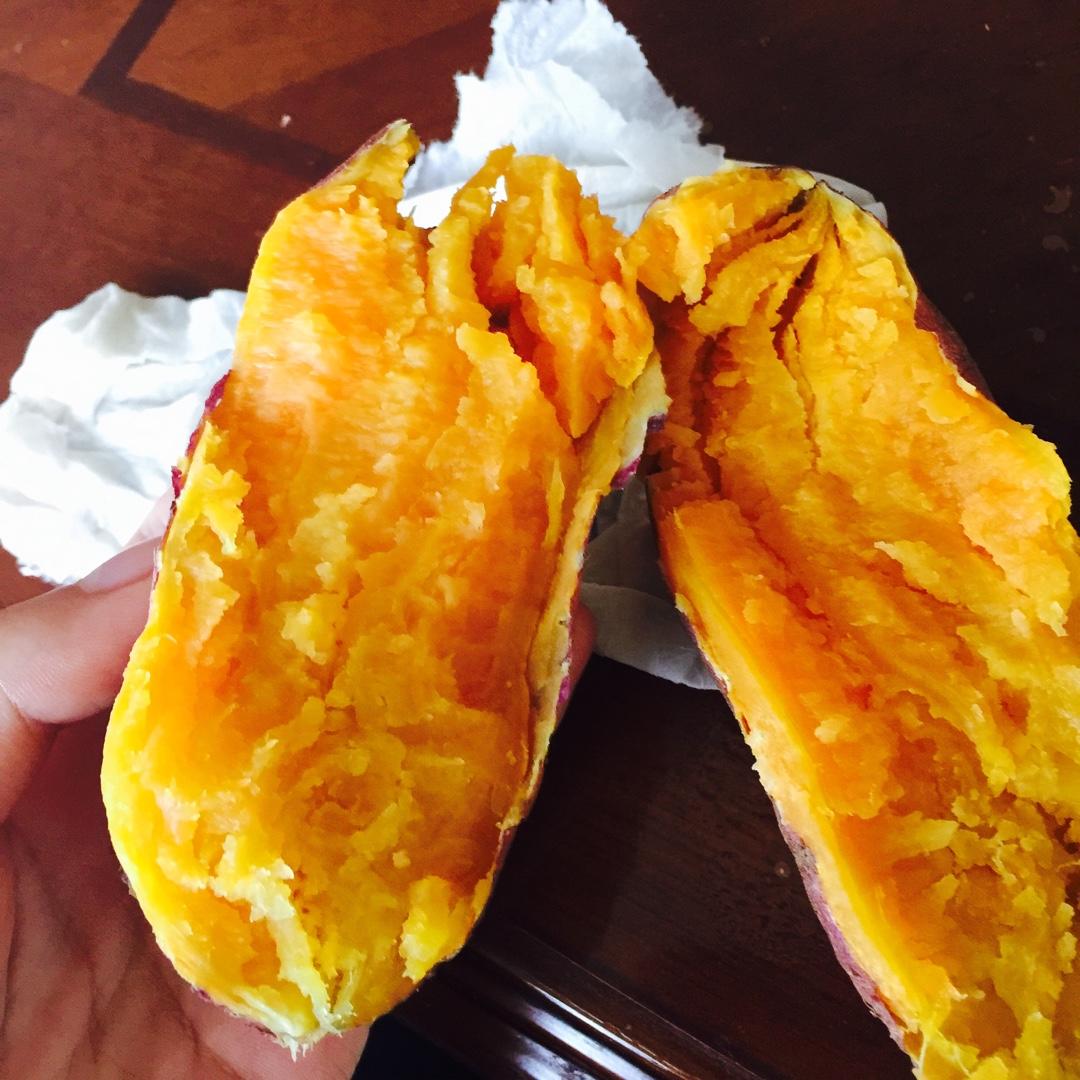 派小星_cc做的微波炉烤地瓜