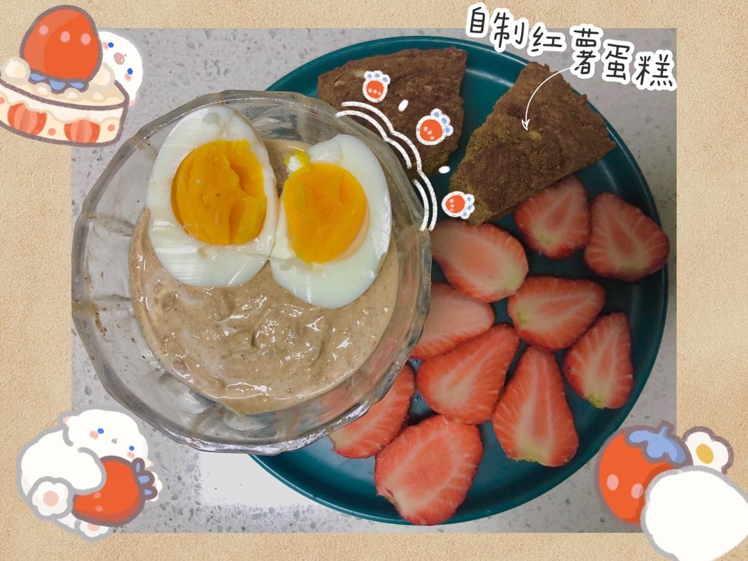 低糖低油也好吃哭的黑麦红薯（香蕉/芒果）蛋糕