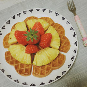 基础华夫饼 waffles