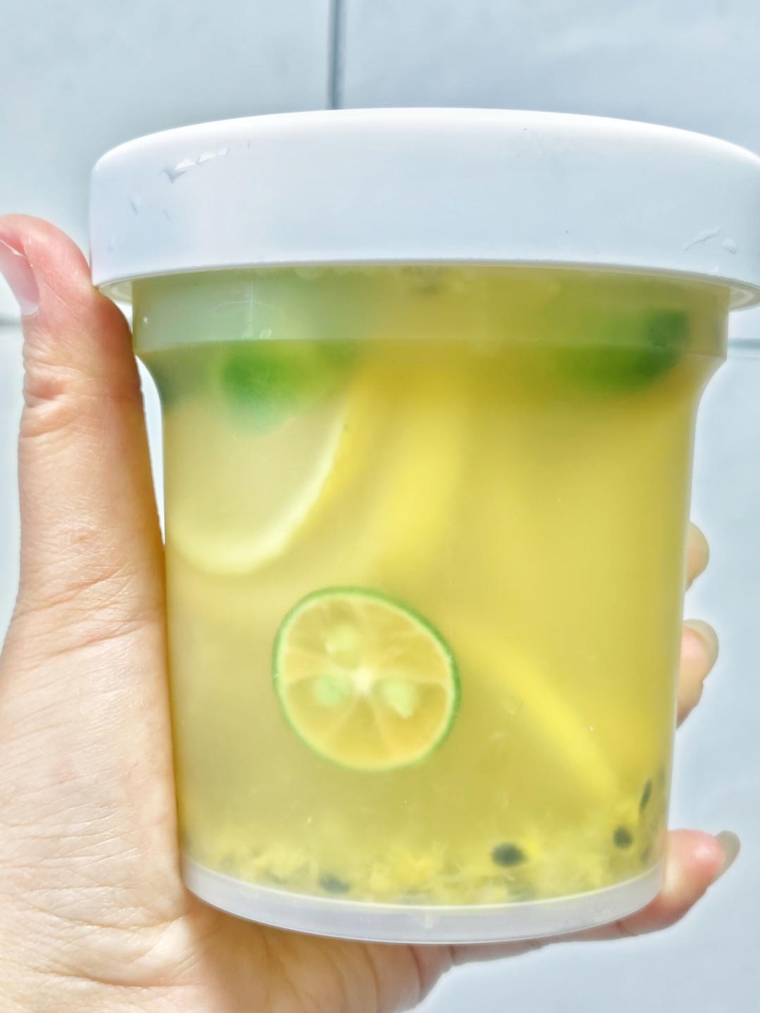 百香果柠檬蜂蜜茶