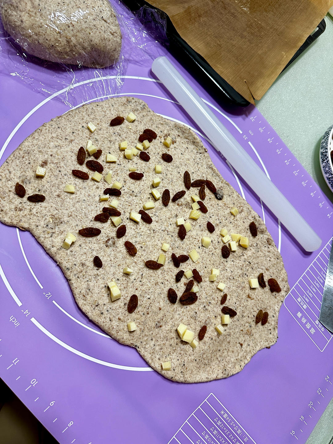 这是我今年做过的最好吃的欧包---黑麦杂粮干酪面包