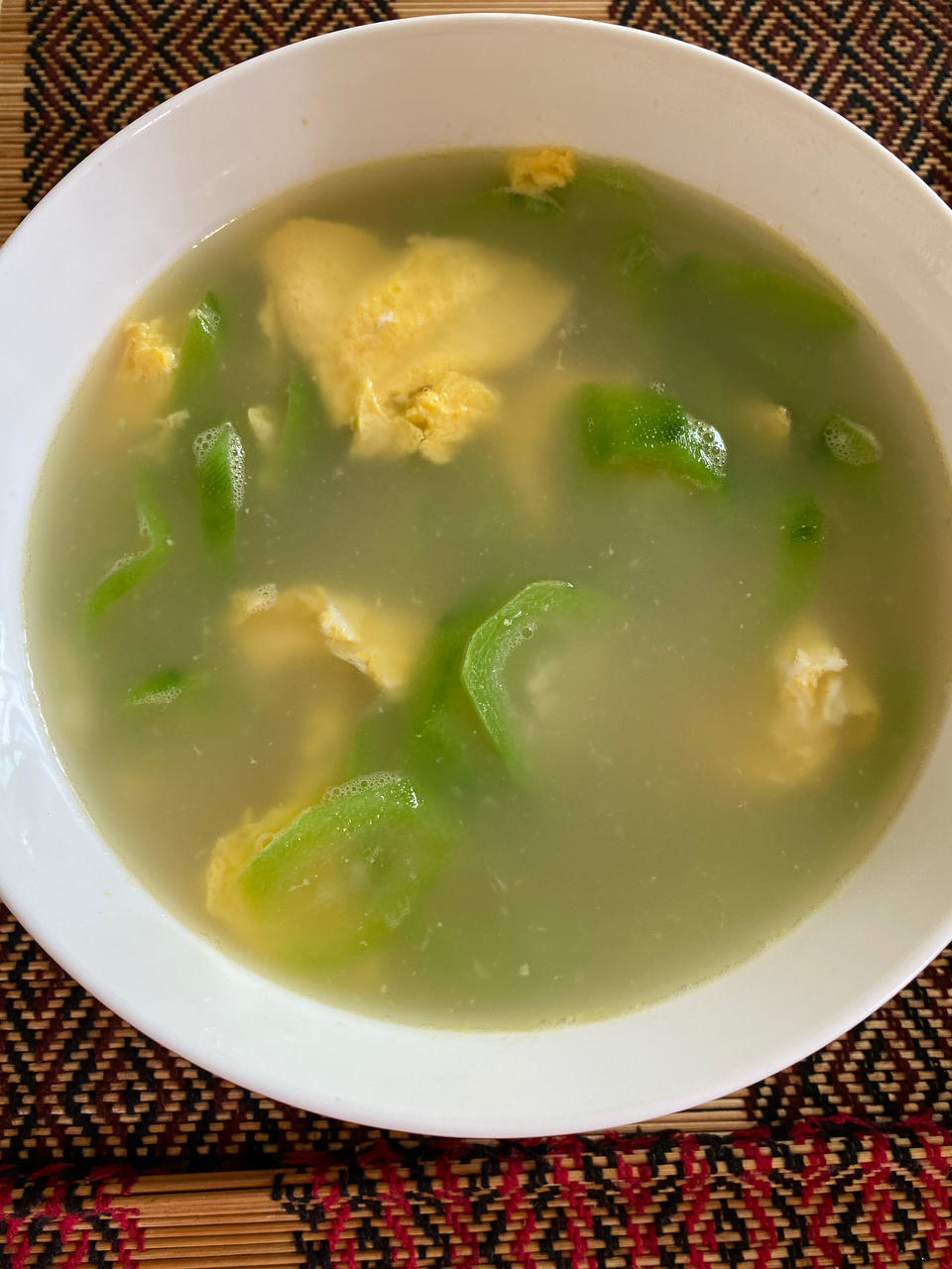 丝瓜鸡蛋汤