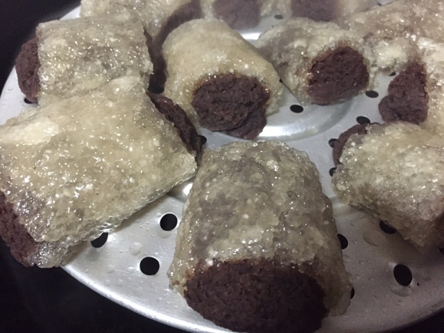 水晶紫薯糕