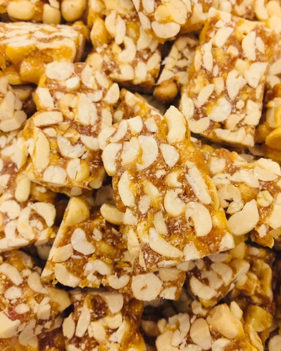 无水无油香脆花生糖