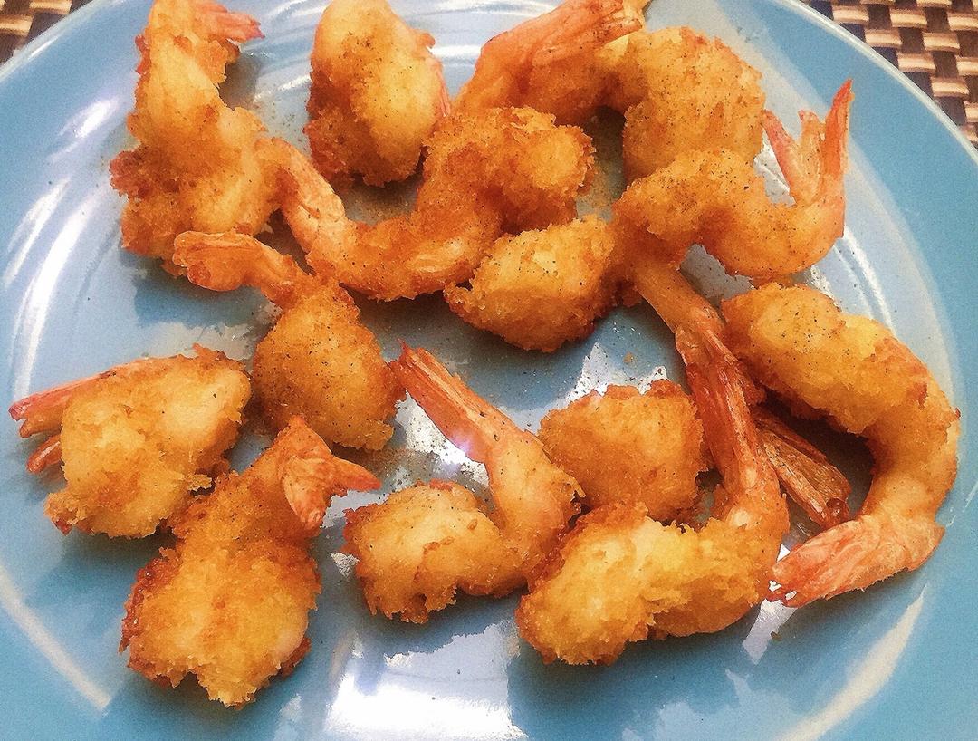 面包糠炸虾