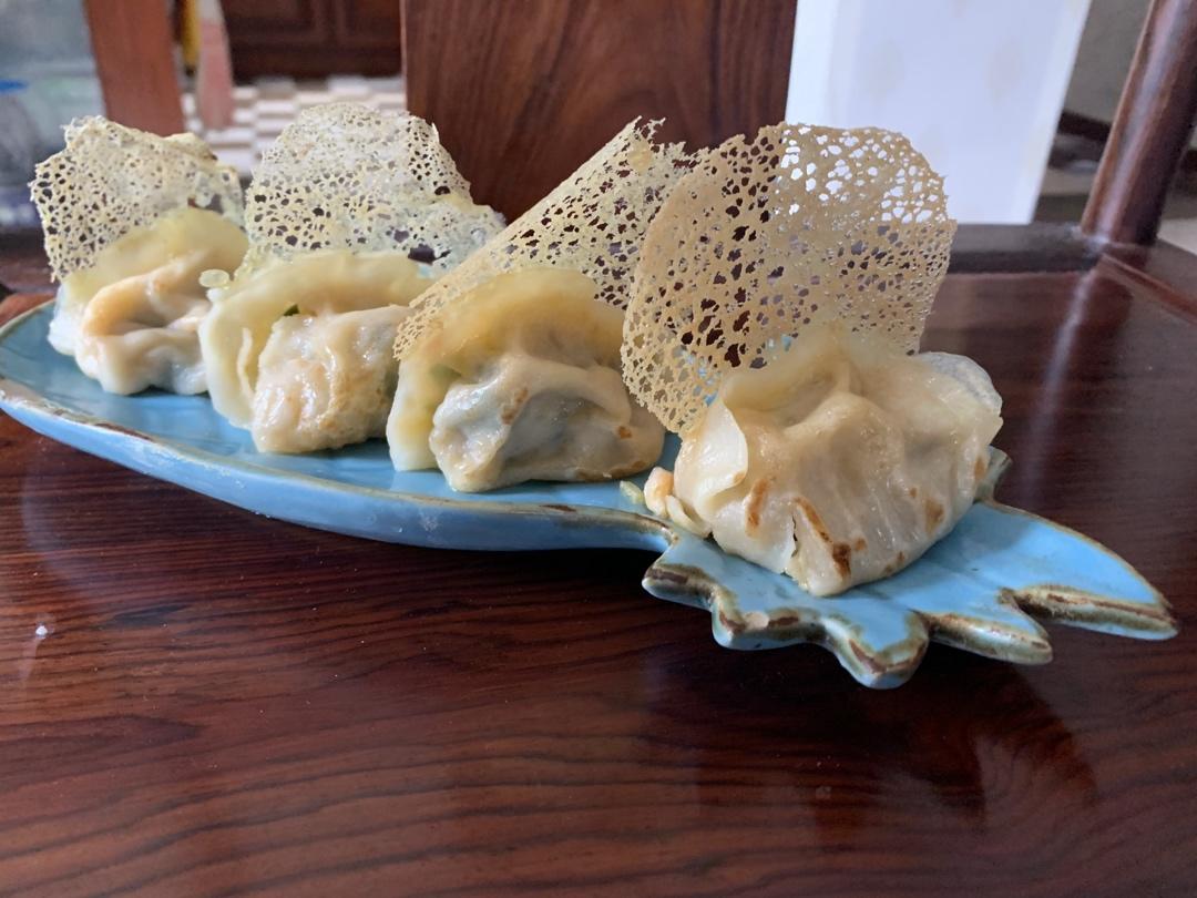 冰花蕾丝煎饺