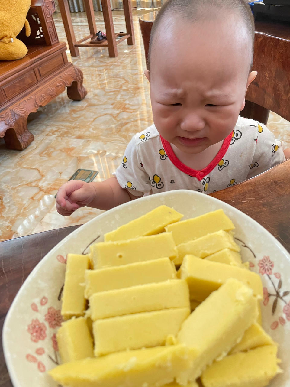 辅食-奶香南瓜蒸糕
