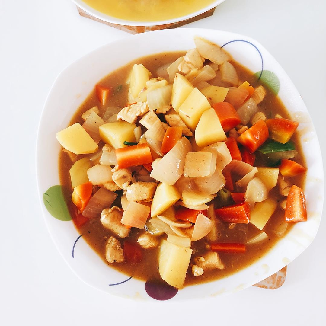 咖喱土豆鸡块