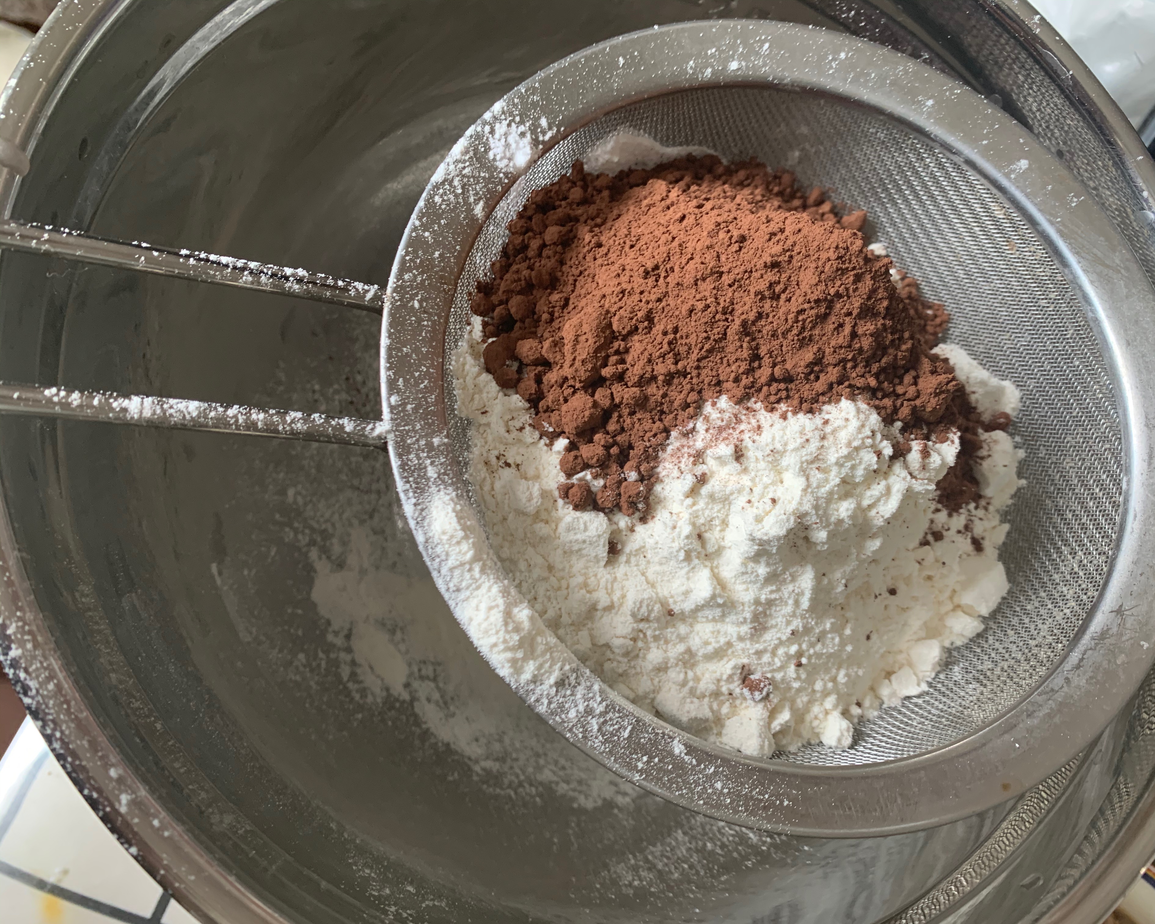 纯素无蛋布朗尼 巧克力可可蛋糕胚的做法 步骤2