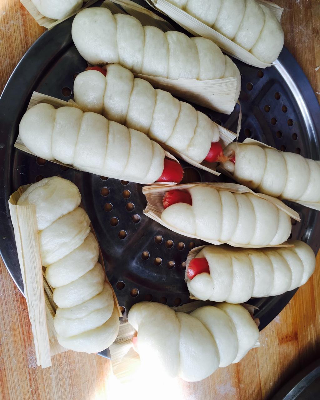 晓晓王晓晓王做的热狗馒头