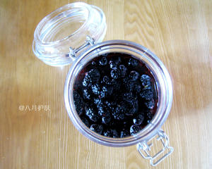 桑葚醋（红茶菌kombucha泡桑葚制）拌白萝卜的做法 步骤1