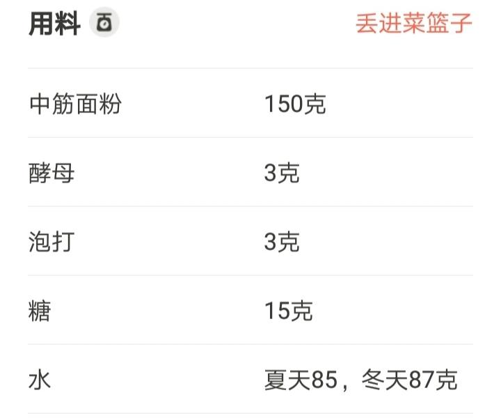 纯奶手撕吐司的做法 步骤1