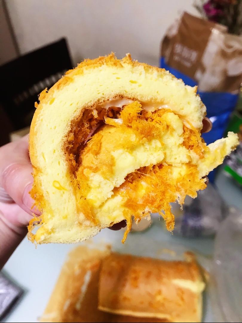 香葱肉松卷 蛋糕卷-无敌美味