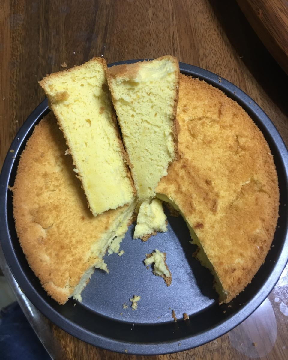 秋秋112做的烤箱做蛋糕戚风蛋糕的做法