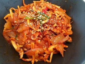 韩式泡菜乌贼的做法 步骤10