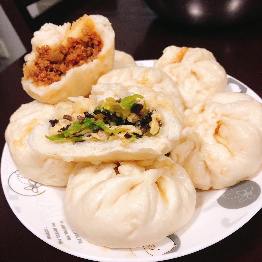 西葫芦木耳鸡蛋包子