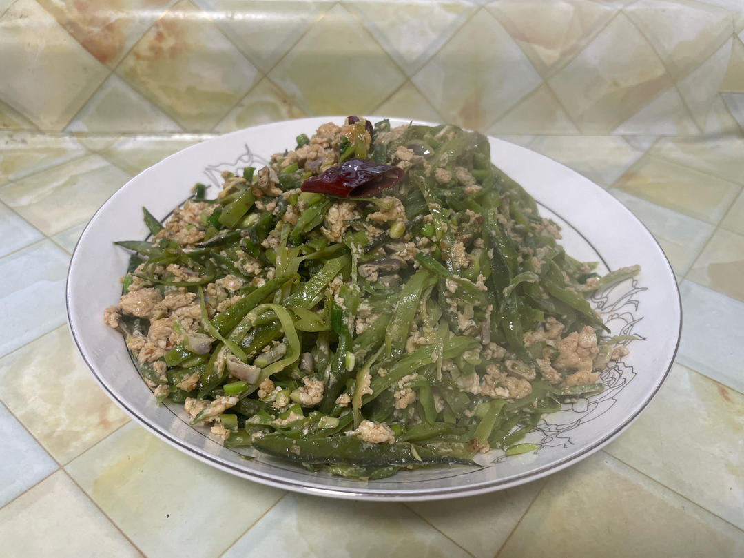 眉豆炒虾酱