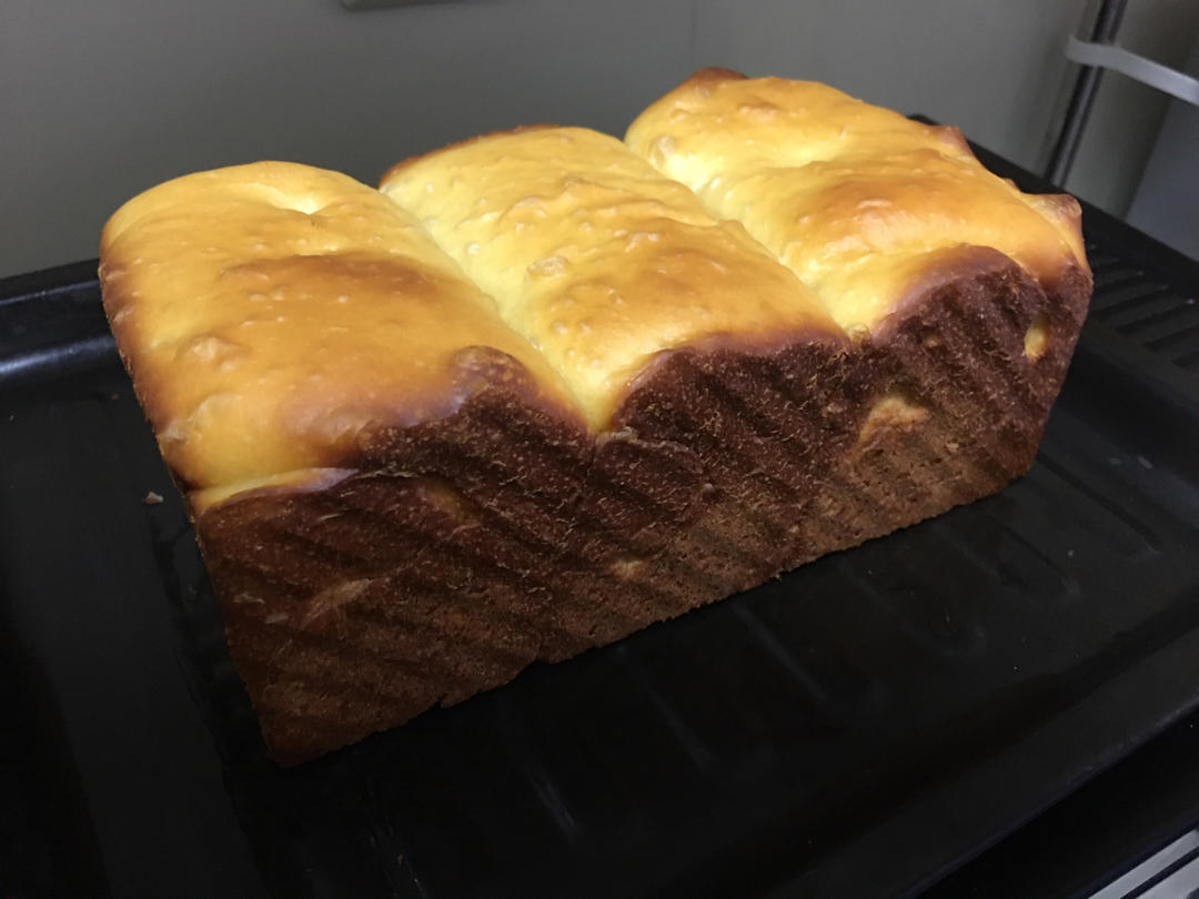 超软拉丝牛奶吐司🍞一次发酵