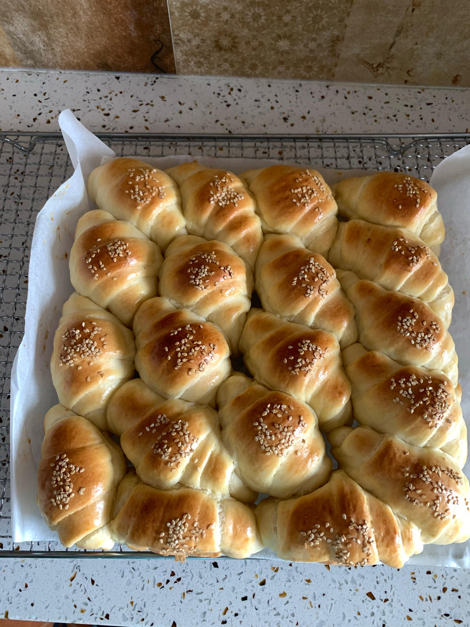 牛奶面包卷（直接法）